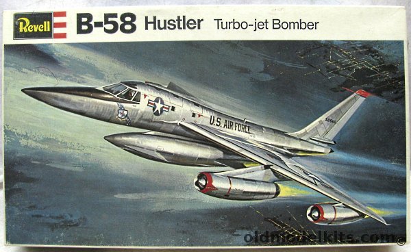 Revell 1/94 Convair B-58A Hustler - Germany Issue, H252 plastic model kit